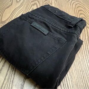 ESSENTIALS Fear of God 5-Pocket Black Ankle Pants Mid Rise Juniors Girls Size 12